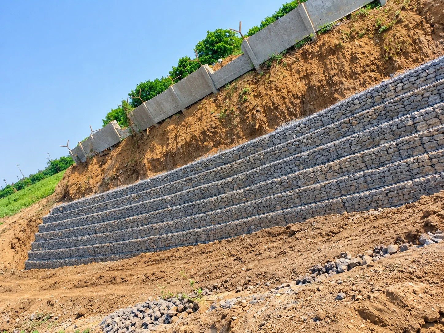 Reinforced cement concrete (RCC) storm water drain construction by CIP