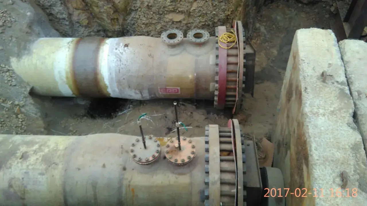 Pipeline trench excavation and pipe laying work on site by Classic Infrastructure Projects